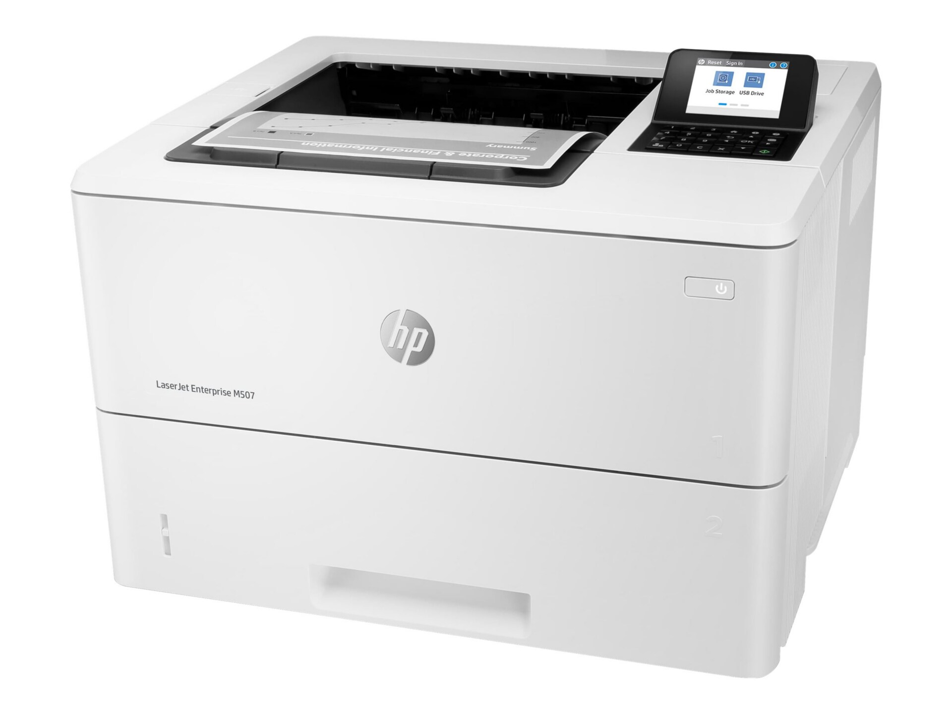 HP LaserJet Enterprise M507 M507dn Desktop Laser Printer - Monochrome