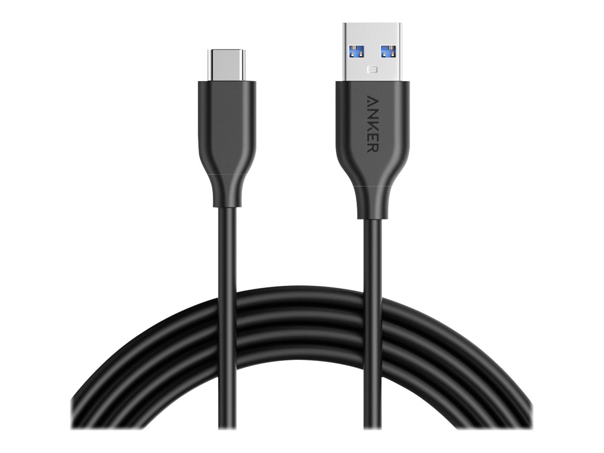 Anker PowerLine - USB-C cable - 24 pin USB-C to USB Type A - 6 ft