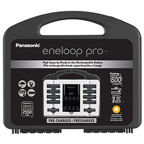 Panasonic eneloop pro High Capacity Power Pack with Battery Charger