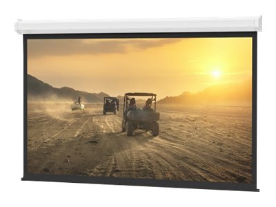 Da-Lite Cosmopolitan Projection Screen - Wall/Ceiling Mount Projector Screen - Matte White - Silent 120V - 110in