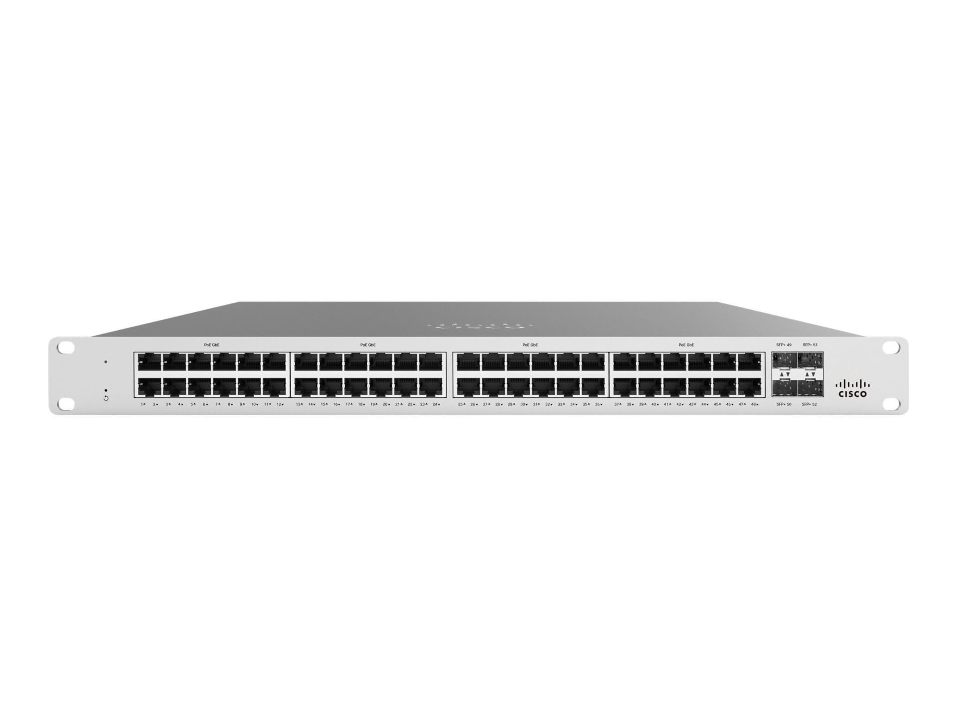 Cisco Meraki Cloud Managed MS125-48LP - switch - 48 ports - managed