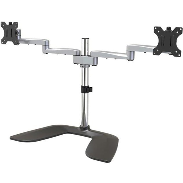 Dual Monitor Mount With Desk Stand, Black