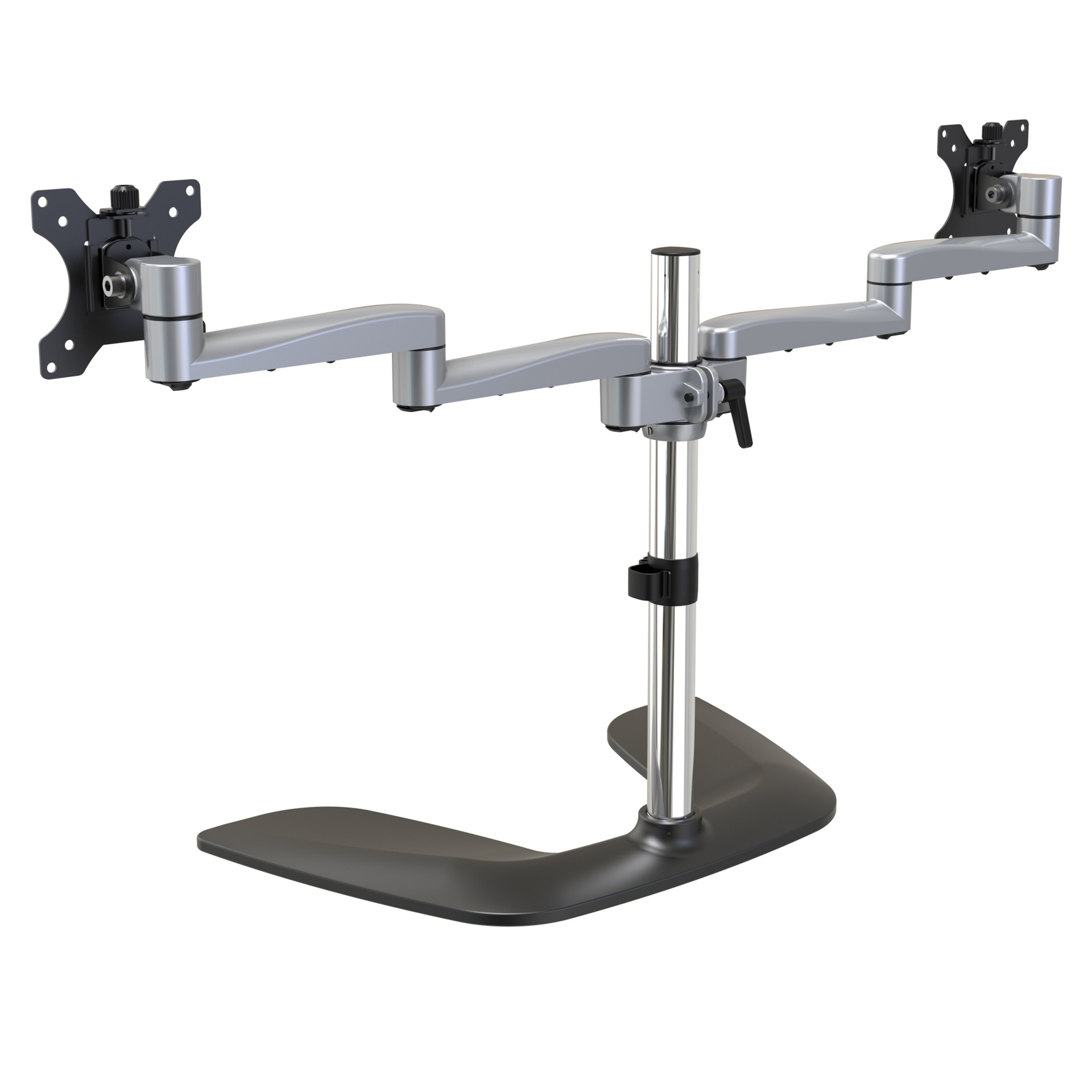 Thumbnail 2 of 8 for StarTech.com Dual Monitor Stand, Ergonomic Desktop Monitor Stand for up to 32"(17.6lb/8kg) VESA Displays, Free-Standing
