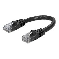 Proline 6in RJ-45 (M)/RJ-45 (M) Straight Black Cat6 UTP PVC Patch Cable