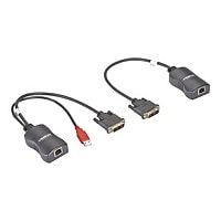 Black Box Line-Powered Extender DVI over CATx - Kit - video extender - TAA