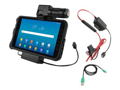 RAM Mounts Key-Locking Power & Data Cradle for Samsung Tablet