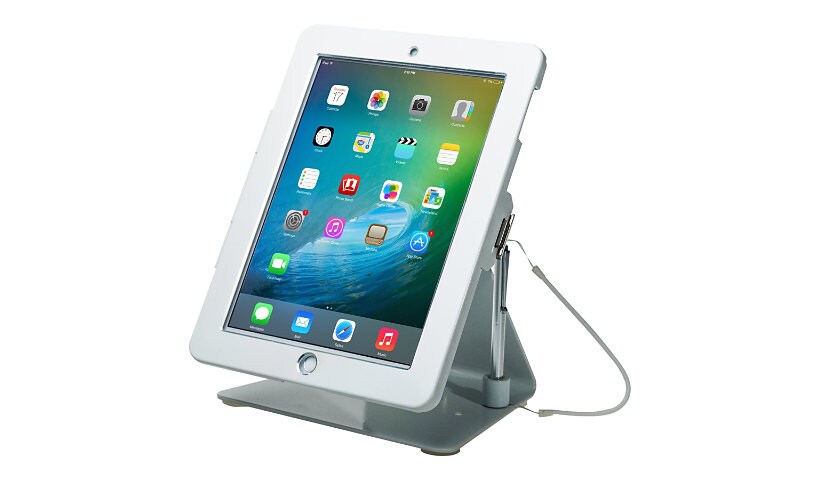 CTA Digital Desktop Anti-Theft Stand - stand - for tablet - white