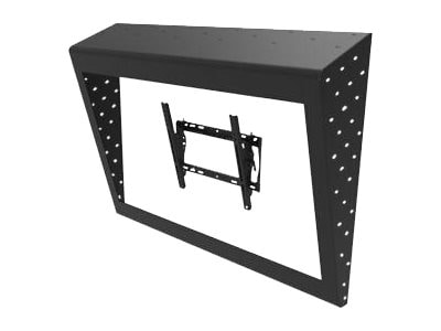 Peerless-AV Ligature Resistant Display Enclosure mounting kit - for flat panel - black