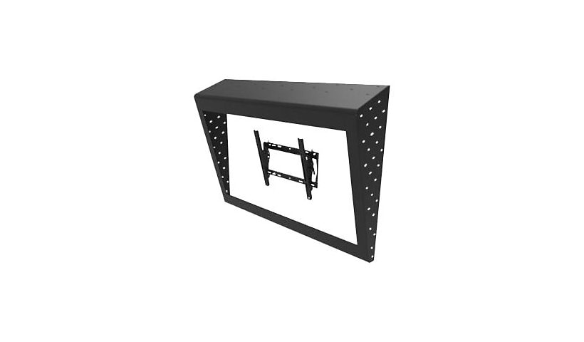 Peerless-AV Ligature Resistant Display Enclosure - mounting kit - for flat panel - black