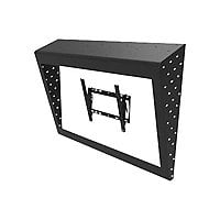 Peerless-AV Ligature Resistant Display Enclosure - mounting kit - for flat panel - black