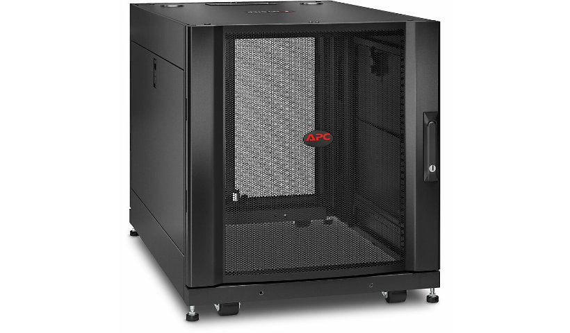 APC NetShelter SX 12U Server Rack Enclosure 600mm x 900mm with Sides - Black