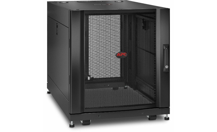 APC NetShelter SX, Server Rack Enclosure, 12U, Black, 658H x 600W