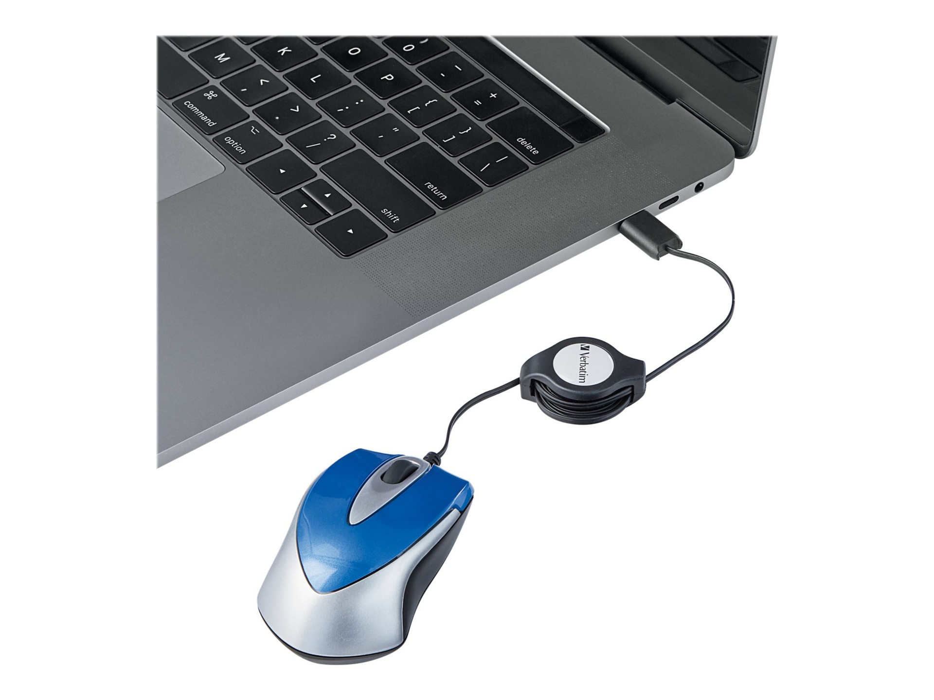 Verbatim Mini Travel Mouse - mouse - USB - blue
