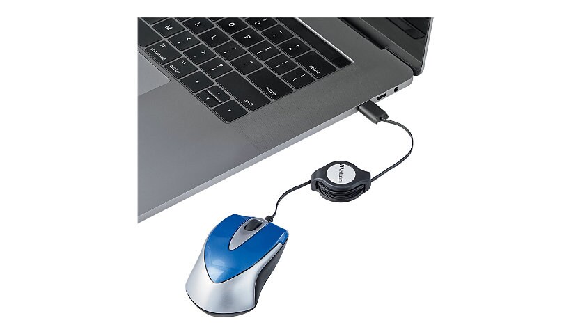 Verbatim Mini Travel Mouse - mouse - USB - blue