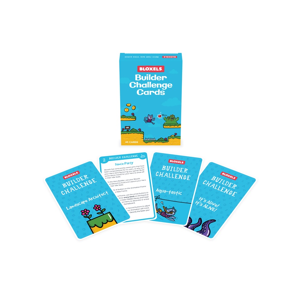 Teq Bloxels Builder Challenge Card Deck