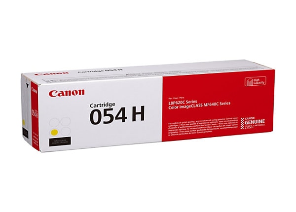 Canon 054 H - High Capacity - yellow - original - toner cartridge -  3025C001 - Toner Cartridges - CDW.com