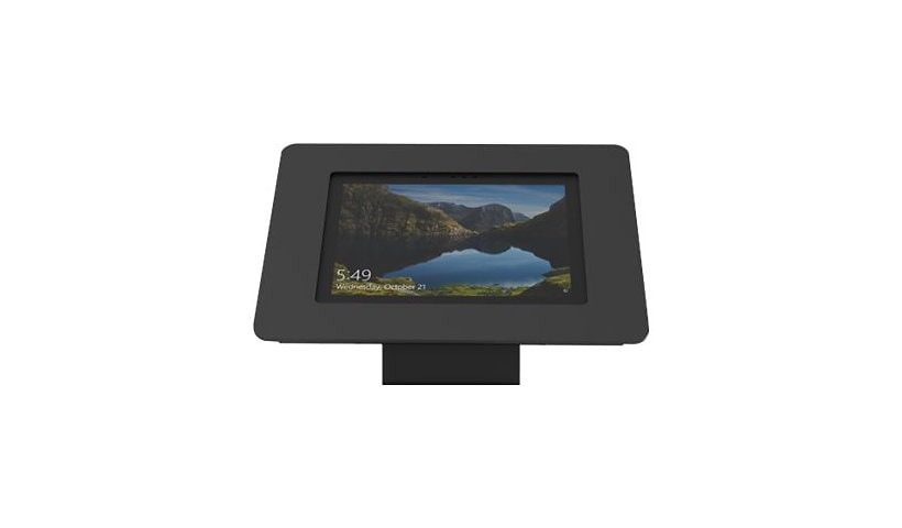 Compulocks Surface Go Rokku Enclosure Counter Stand or Wall Mount stand - for tablet - black