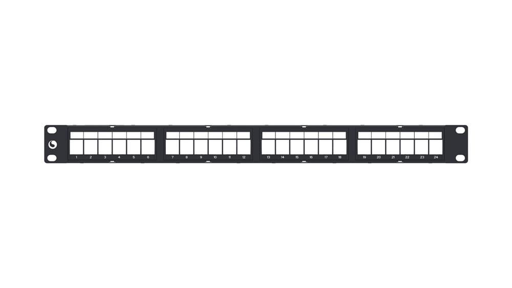 CommScope CPP-SDDM-SL-1U-24 - patch panel - 1U - 19"