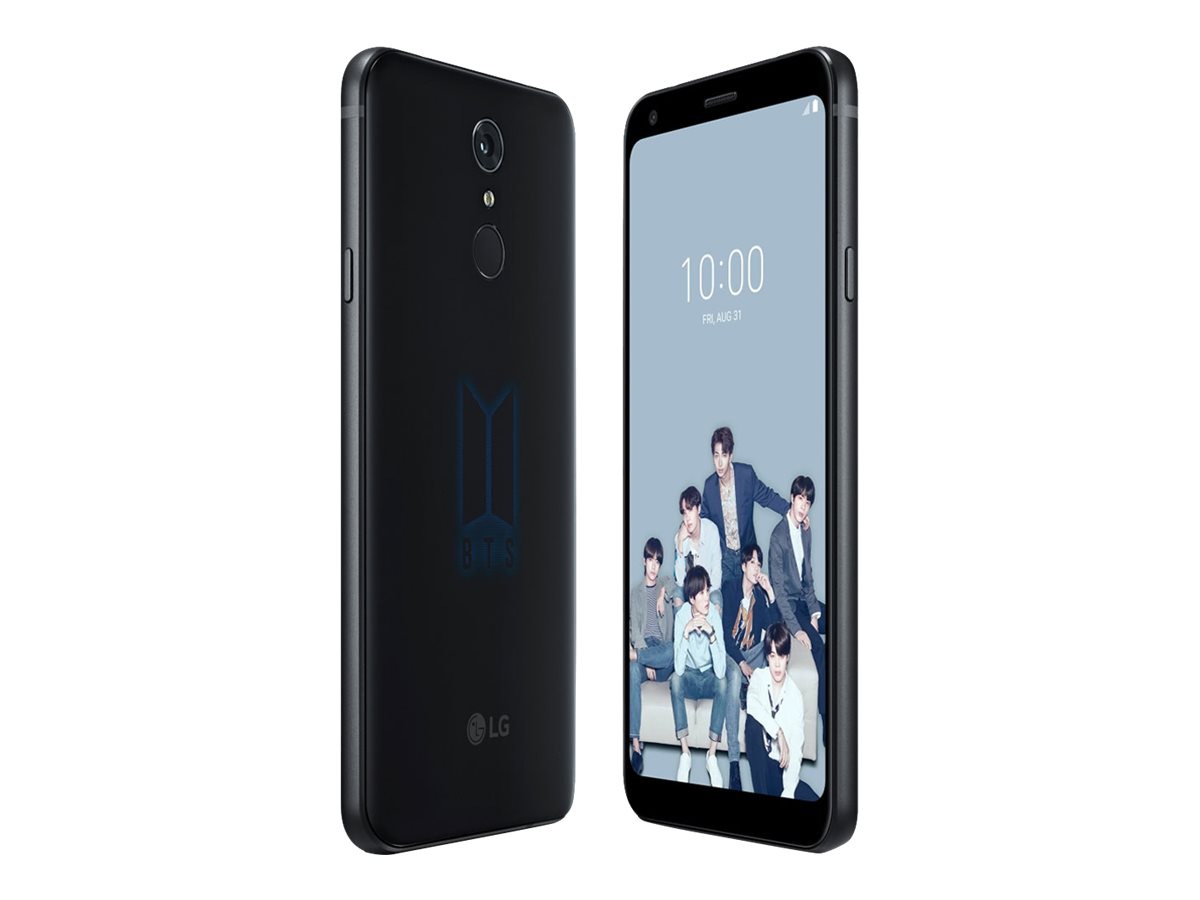 Thumbnail 4 of 10 for LG Q7+ Q617QA - BTS Limited Edition - black - 4G - 64 GB - GSM - smartphone
