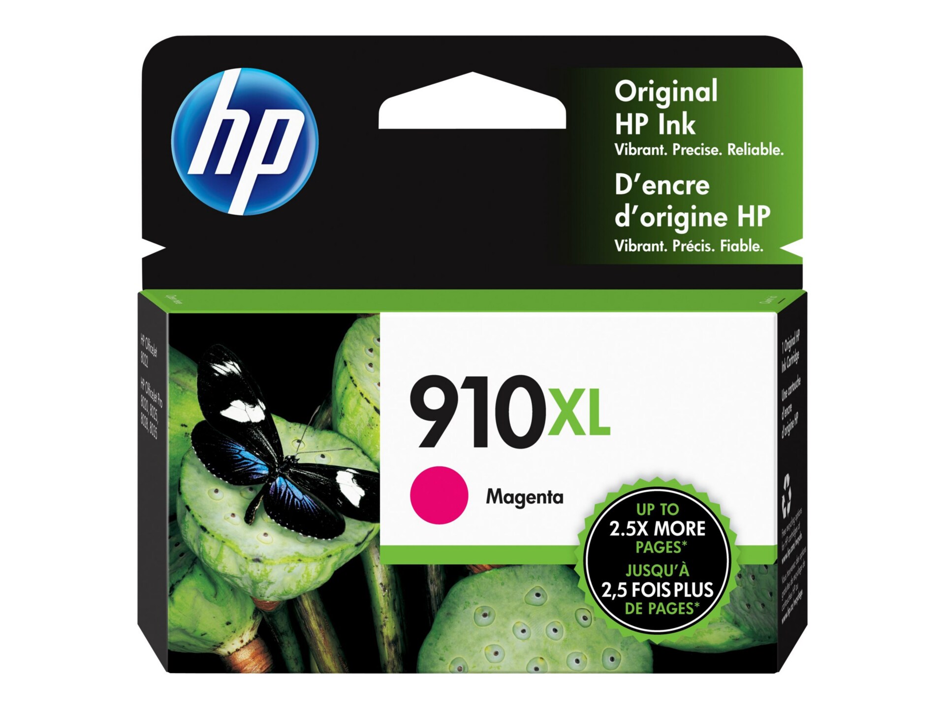 HP 910XL (3YL63AN) Original High Yield Inkjet Ink Cartridge - Magenta - 1 Each - 825 Pages