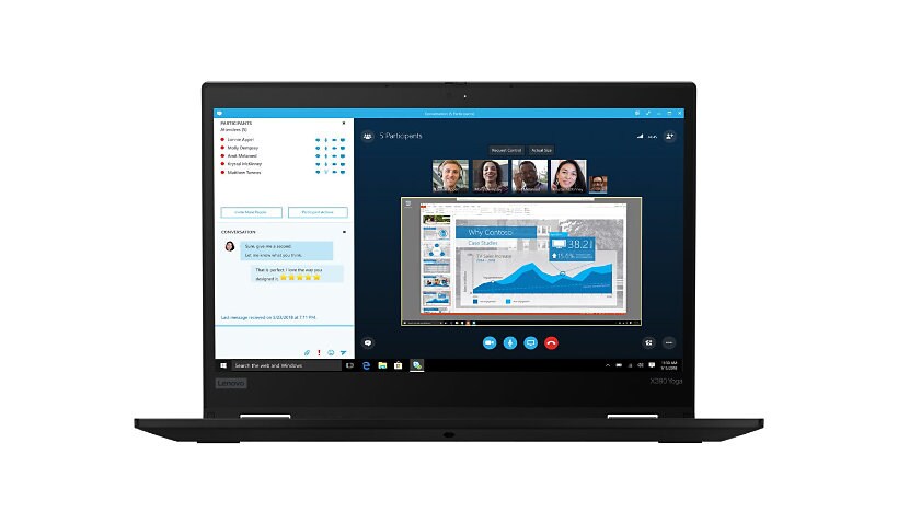 Lenovo ThinkPad X390 Yoga - 13.3" - Core i7 8565U - 16 GB RAM - 256 GB SSD