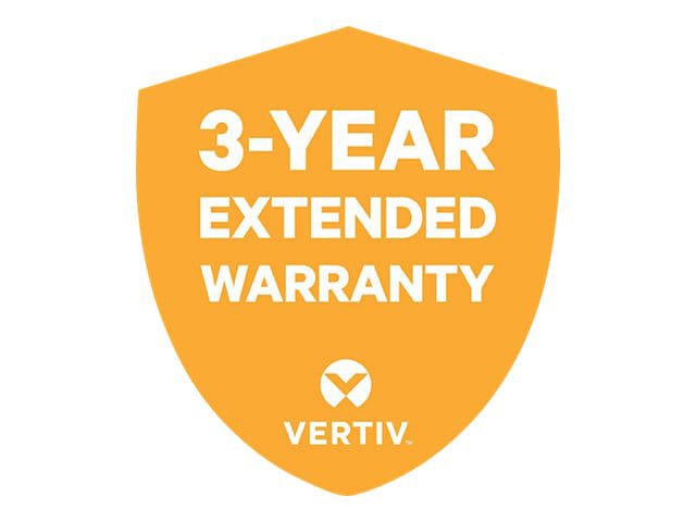 Vertiv Extended Warranty Service - extended service agreement - 3 years