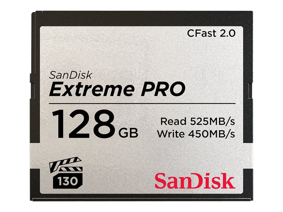 SanDisk Extreme Pro - flash memory card - 128 GB - CFast 2.0