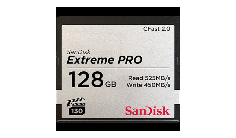 SanDisk Extreme Pro - flash memory card - 128 GB - CFast 2.0