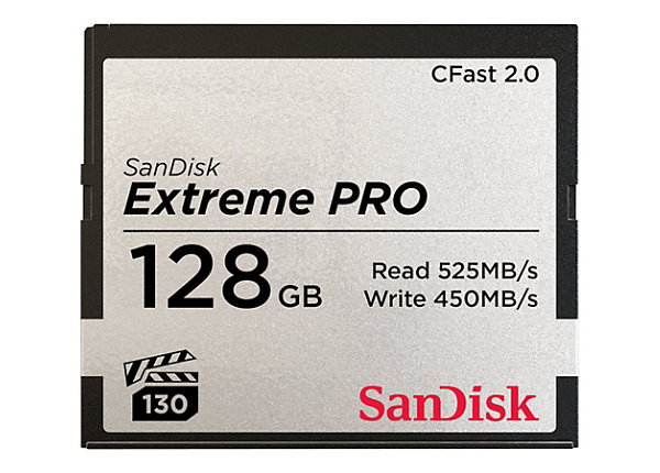 SanDisk Extreme Pro - flash memory card - 128 GB - CFast 2.0