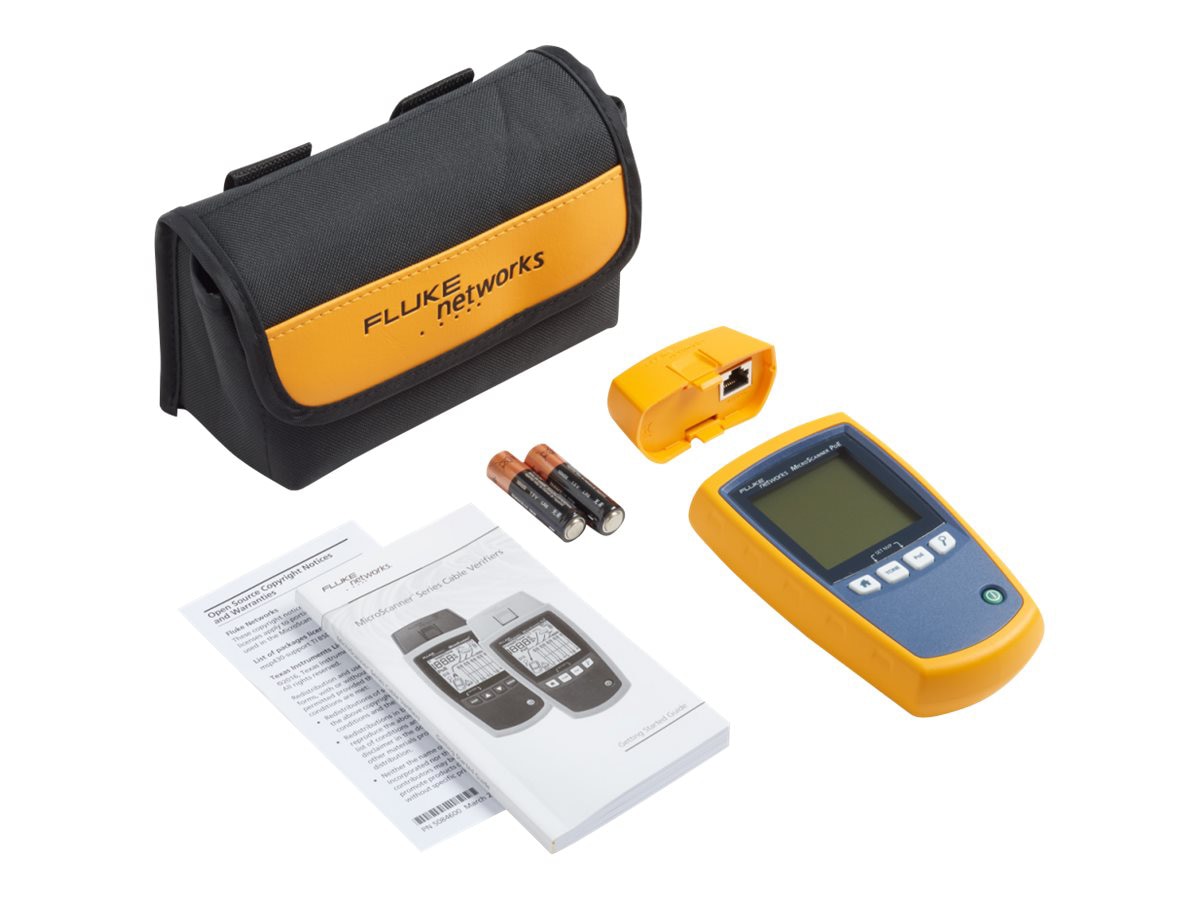 FLUKE MICROSCANNER POE CAB VERIFIER