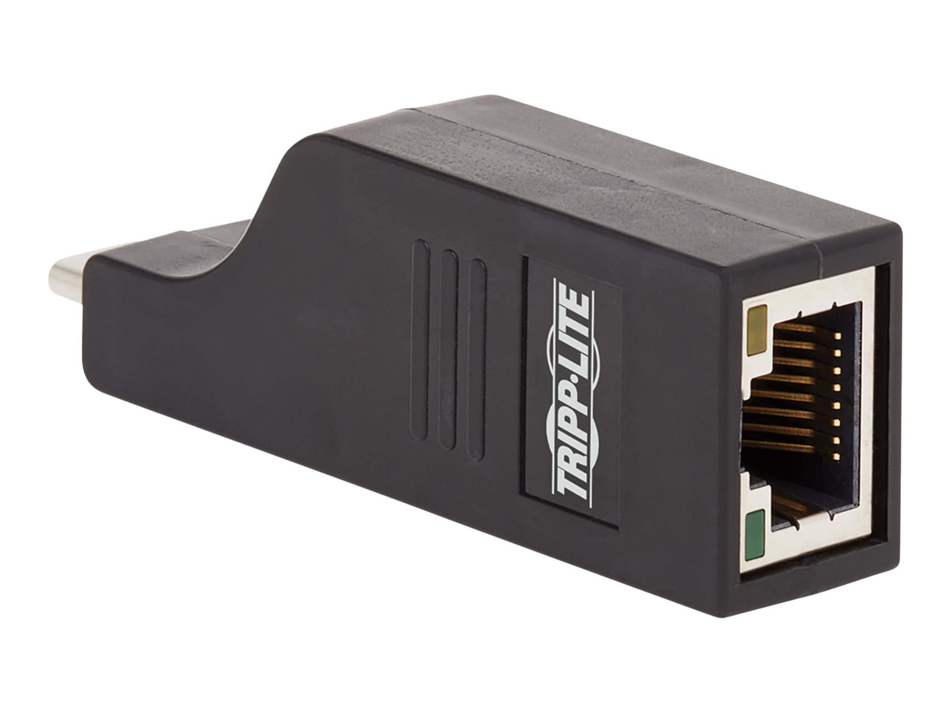 Eaton Tripp Lite Series USB-C to Gigabit Ethernet Vertical Network Adapter (M/F) - USB 3.1 Gen 1, 10/100/1000 Mbps,