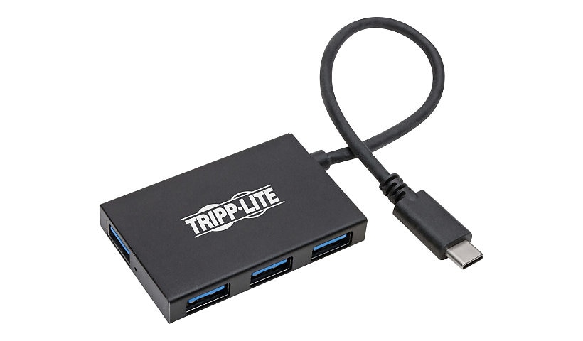 Tripp Lite USB C Hub 4-Port USB-A USB 3.1 Gen 2 10 Gbps Portable Aluminum - hub - 4 ports