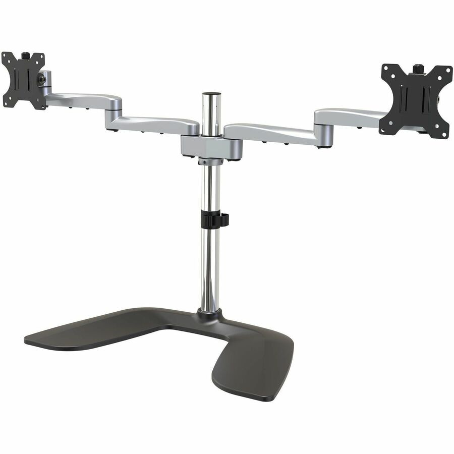 StarTech.com Dual Monitor Stand, Ergonomic Desktop Monitor Stand for up to