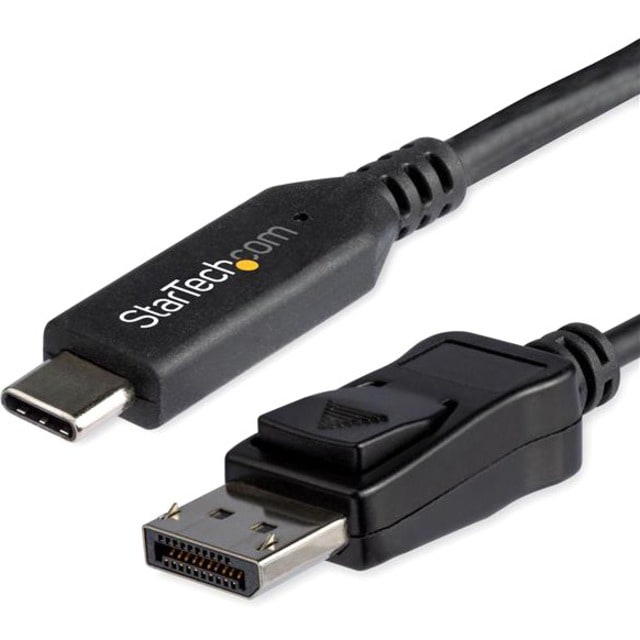 StarTech.com 6ft/1.8m USB C to Displayport 1.4 Cable Adapter - 4K/5K/8K USB Type C to DP 1.4 Monitor Video Converter