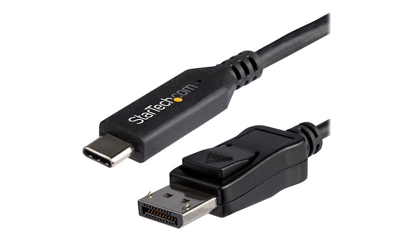 StarTech.com 6ft/1.8m USB C to Displayport 1.4 Cable Adapter - 4K/5K/8K USB Type C to DP 1.4 Monitor Video Converter