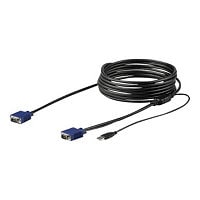 StarTech.com 15'/4.6 m USB KVM Cable for Rackmount Consoles - VGA and USB