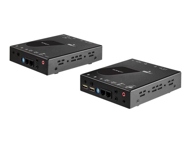 StarTech.com HDMI KVM Extender over IP Network - 4K 30Hz HDMI and USB over IP LAN or Cat5e/Cat6 Ethernet (100m/330ft) -