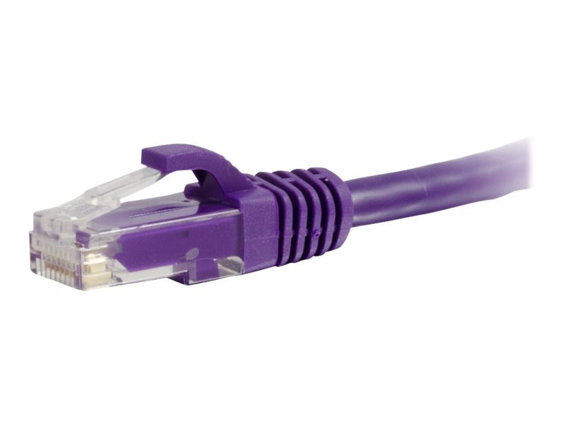 C2G 10ft Cat6a Snagless Unshielded UTP Network Patch Ethernet Cable-Purple - patch cable - 3.05 m - purple