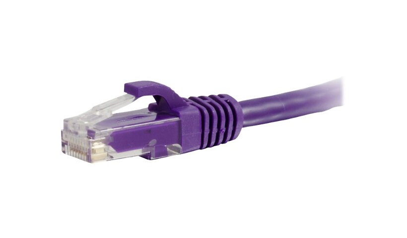 C2G 10ft Cat6a Snagless Unshielded UTP Network Patch Ethernet Cable-Purple