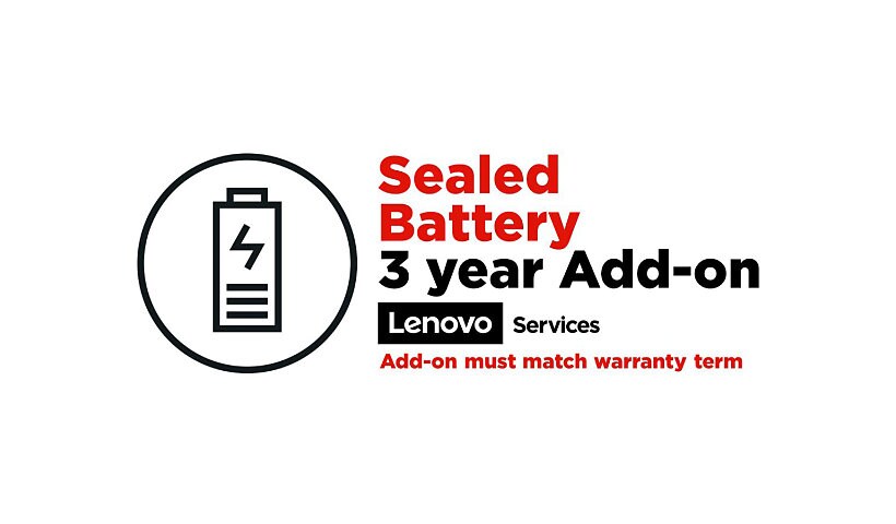 Lenovo Sealed Battery Add On - battery replacement - 3 years