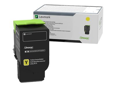 Lexmark 78C0X40 - Extra High Yield - yellow - original - toner cartridge - LCCP