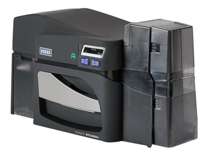 HID FARGO DTC4500e - plastic card printer - color - dye sublimation/thermal resin - TAA Compliant