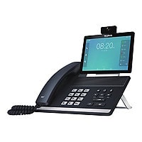 Yealink VP59 - IP video phone - with digital camera, Bluetooth interface with caller ID - 5-way call capability