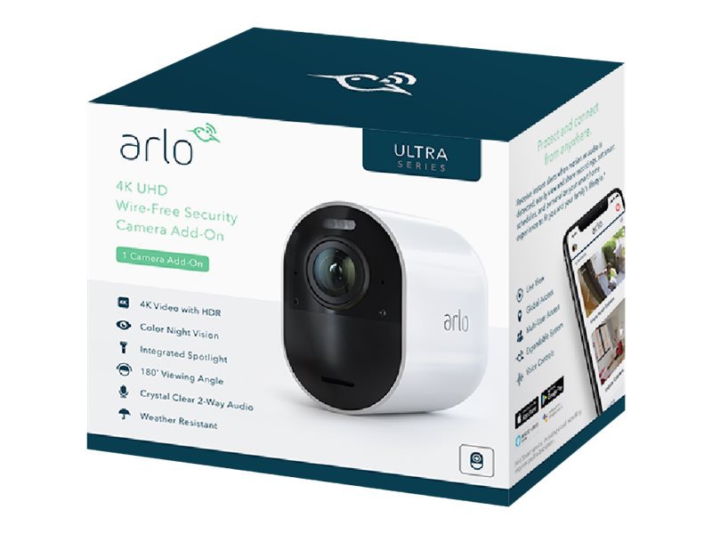 ARLO 4K HDR WIFI WIRE FREE SEC CAM