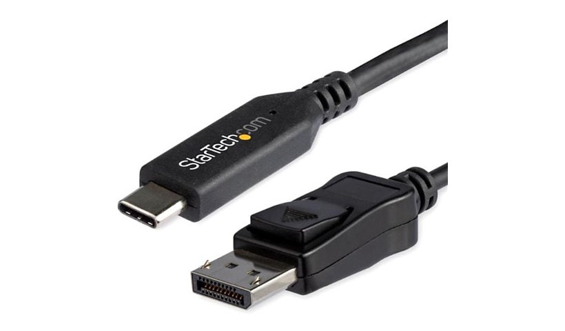 StarTech.com 6ft USB C to DisplayPort 1.4 Cable - 8K/4K USB Type C to DP Video Adapter Cable - HDR