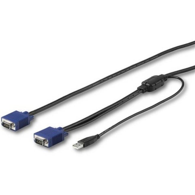 StarTech.com 10' / 3m USB KVM Cable for Rackmount Consoles - VGA and USB