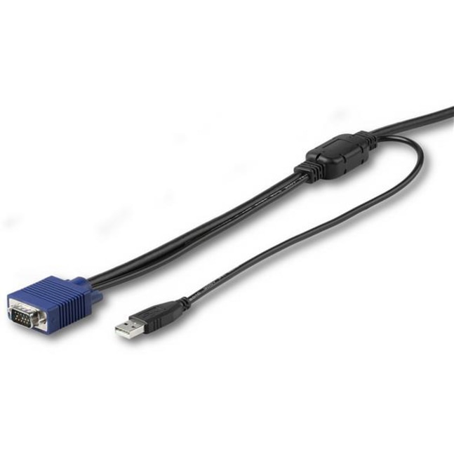 Thumbnail 4 of 5 for StarTech.com 10 ft. (3 m) USB KVM Cable for StarTech.com Rackmount Consoles - VGA and USB KVM Console Cable