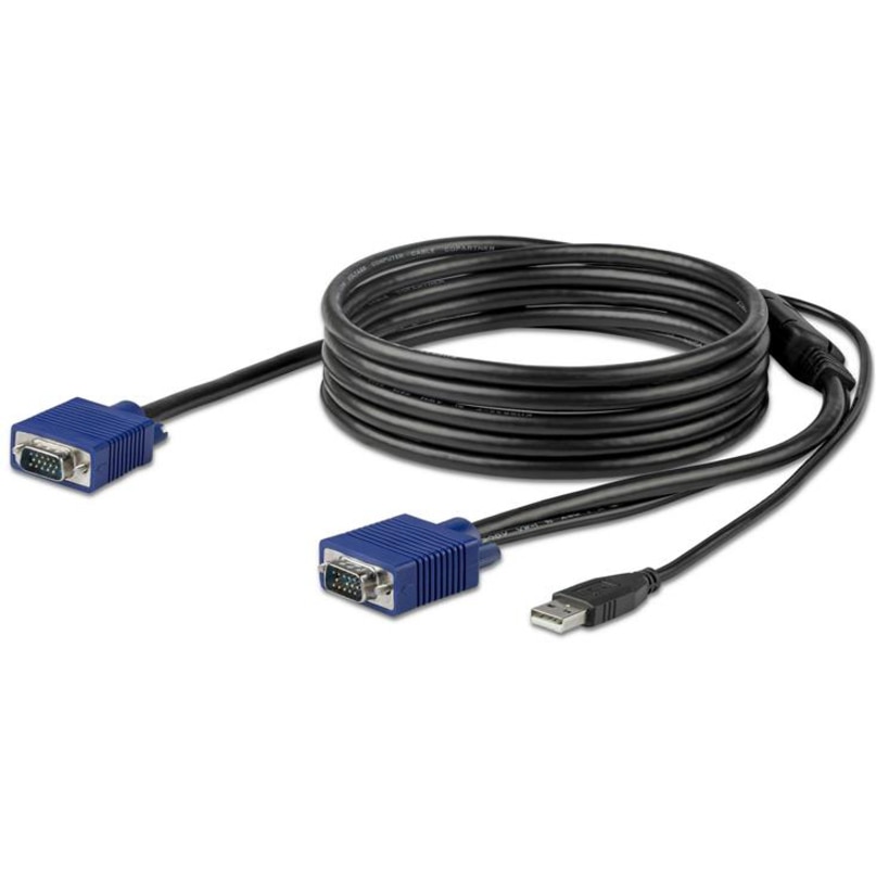 Thumbnail 5 of 5 for StarTech.com 10 ft. (3 m) USB KVM Cable for StarTech.com Rackmount Consoles - VGA and USB KVM Console Cable
