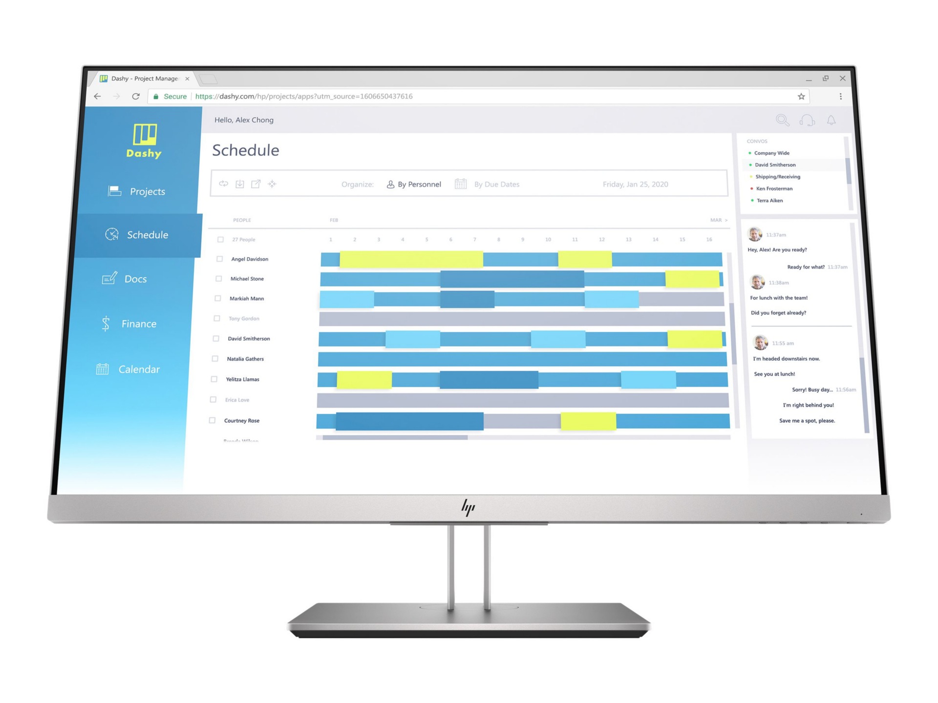 HP EliteDisplay E273d Docking Monitor - LED monitor - Full HD (1080p) - 27"