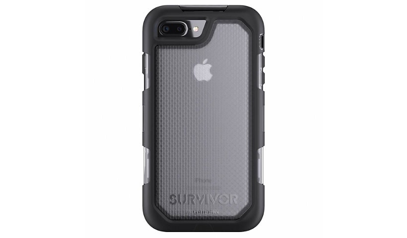 Griffin Survivor Summit Case with Belt Clip for iPhone 7 Plus - Black Clear